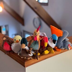 Beanie Babies Bird Collection Set of 7